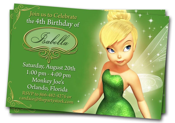 Tinkerbell Party Invites
