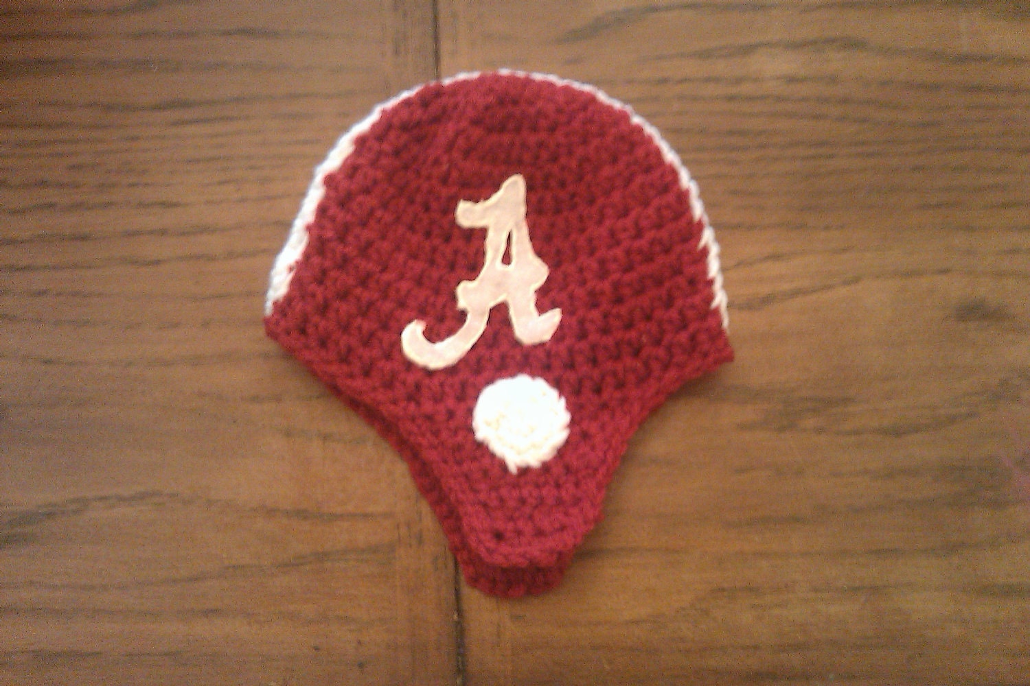 Alabama inspired football helmet hat