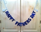 Happy Fathers Day Banner -- Photo Prop / Decoration