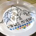 Run Wild My Heart - Hand Drawn Plate
