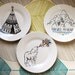 Run Wild My Heart - Hand Drawn Plate