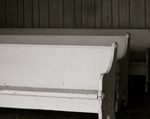 Black and White Pews, Wooden Pew's, Wooden Benches, Cemetery, Comfort, 5x7