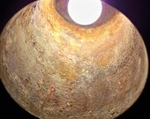 Rustic, Artistic, unique up-cycled pendant light, down light, rustic, loft lighting, industrial pendant lighting, vintage metal