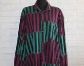 vintage 90's flanel boyfriend shirt