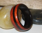 Padauk Lined With Wenge (Wenge Inlay), Custom Wood Ring