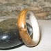 Sugar Maple Burl lined with Antler, Custom Wood and Antler Ring