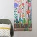 Growing flowers - Personalized Canvas growth chart