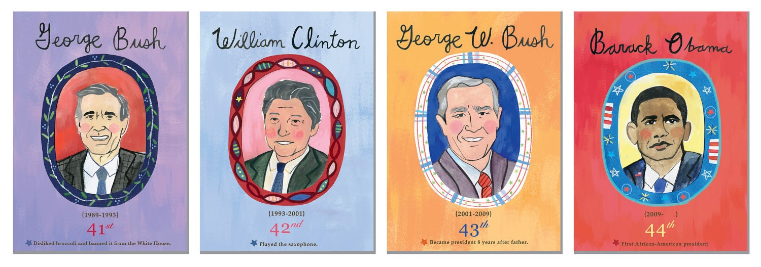American Presidents - 44 Presidential portraits