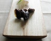 Reversible Live edge wood platter natural eco rustic plank style serving tray chopping board 124P
