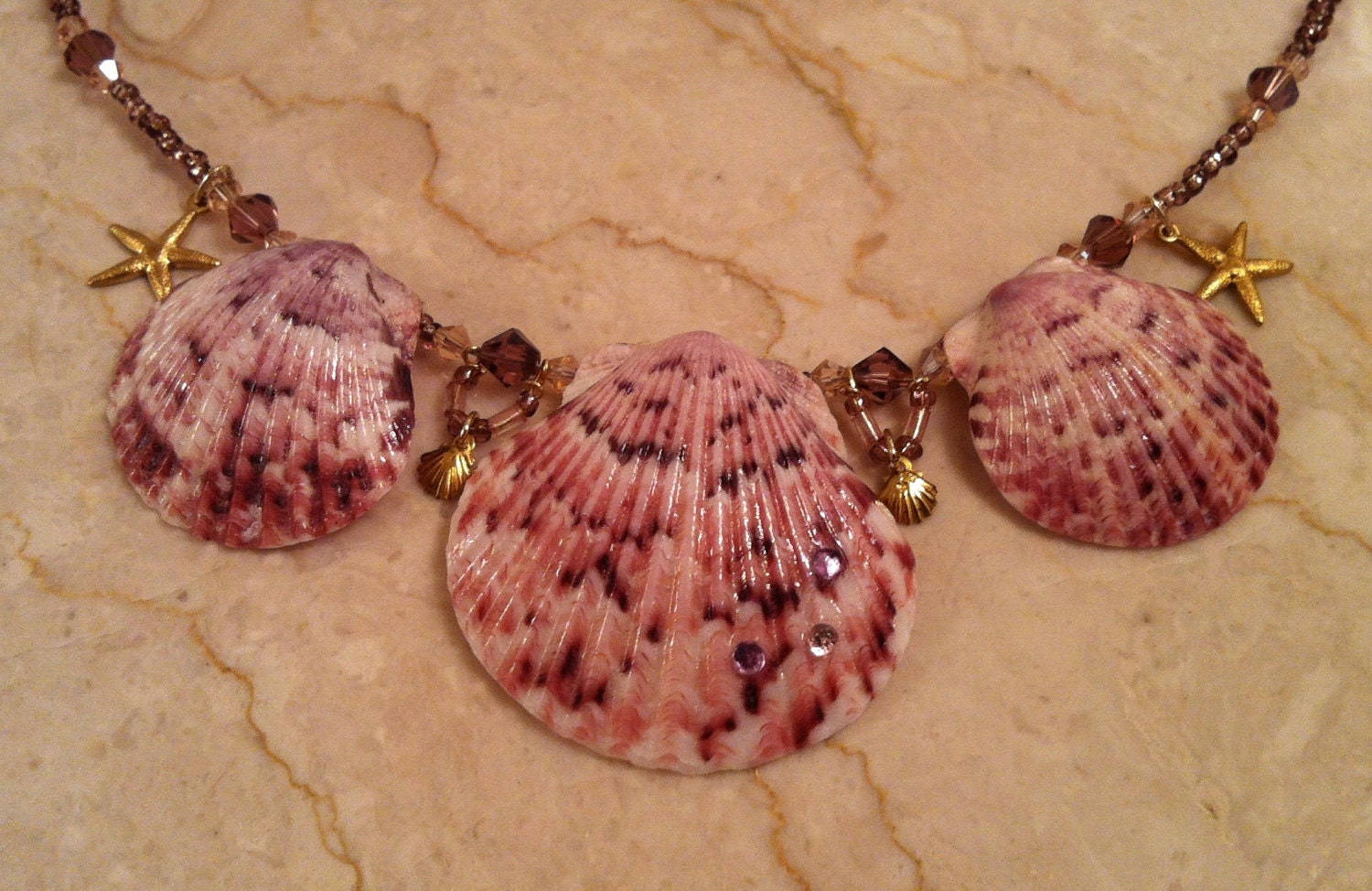 ON SALE: Mermaid Fiona Seashell Necklace