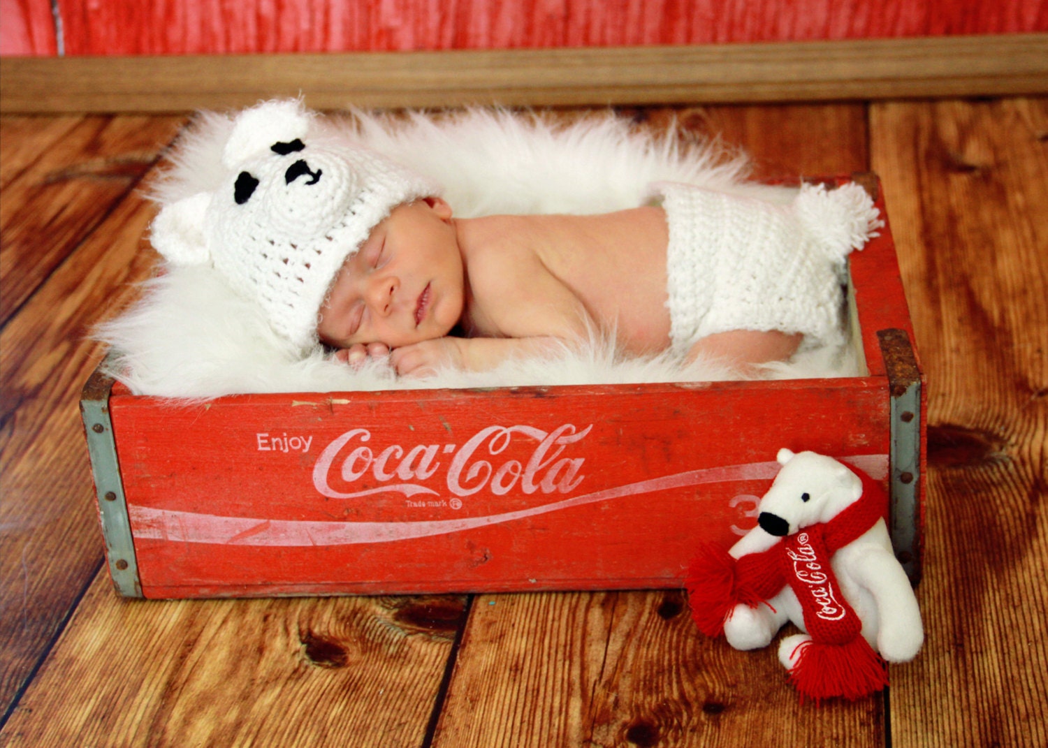 Crochet Polar Bear Hat for Newborn, Baby, Toddler, Child, Adult