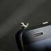 Silver phone charm - Litte bird headphone jack plug
