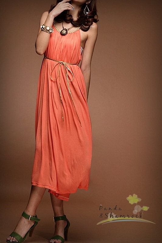 hello color/chiffon dress/two ways to wear/ many colors/custom made/sundress
