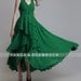 dance and walk/women dress/ chiffon dress/ long/ S-XL/custom made/ many color choices/wedding/bridesmaid