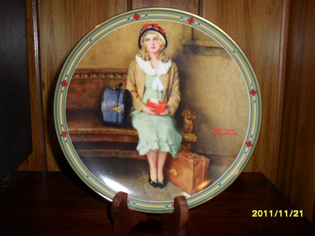 Norman Rockwell's " A Young Girl's Dream" Collector Plate