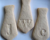 Father's Day - PERSONALIZED Gift - Tidy Necktie Tea Cakes 1 Dozen