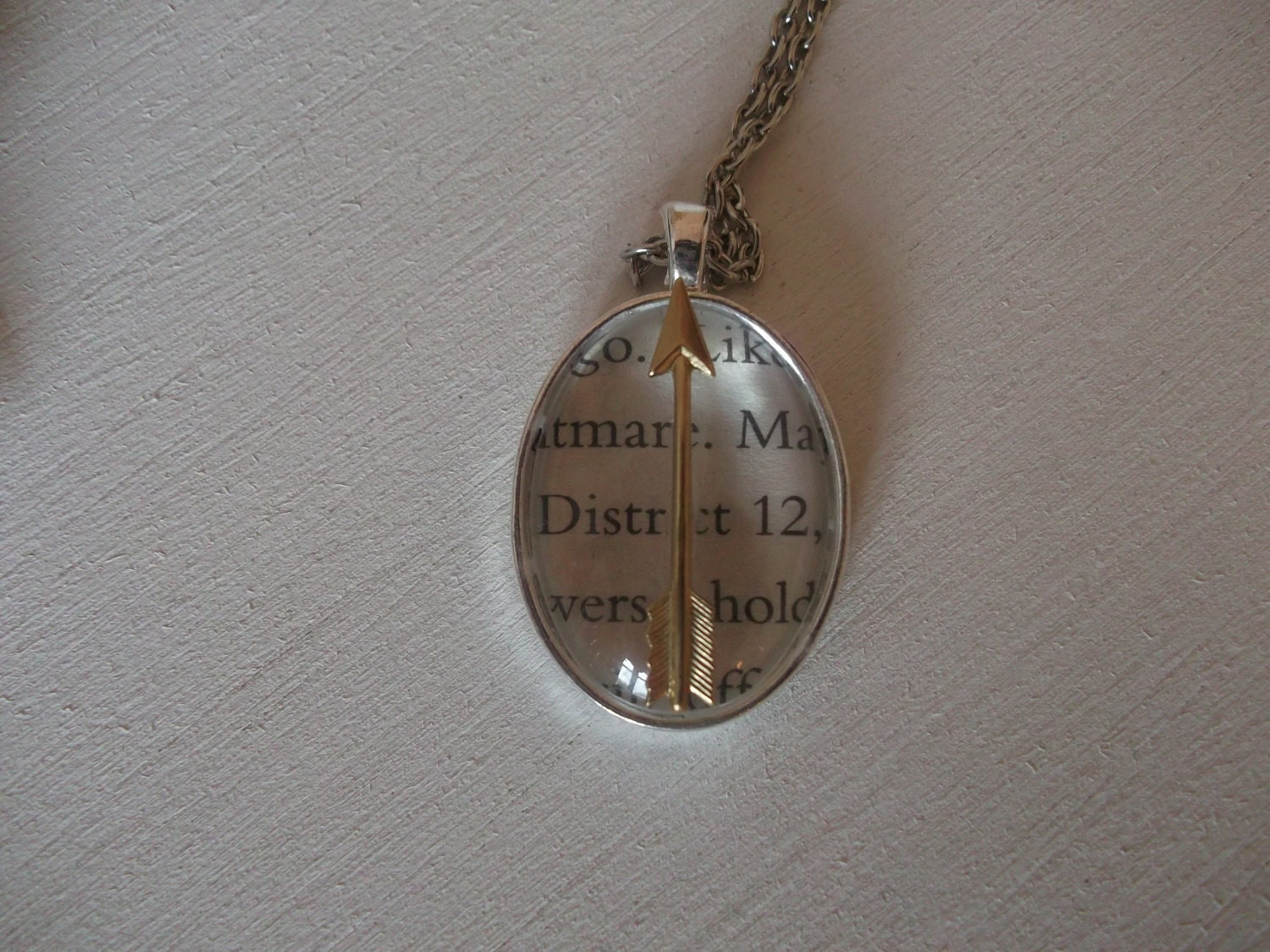 Hunger Games inspired District 12 pendant