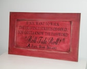 Alabama Football Bear Bryant Quote Sign