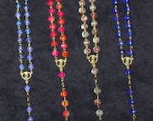 Glass Bead Rosaries - 3 Colors
