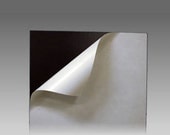 Make Your Own Magnets - Magnetic Vinyl, Adhesive coating, 6 5/8 x 9 7/8 inches, Quantity of 3