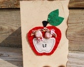 I Love You Card: Vintage 3d Handmade Valentine's day gift