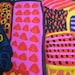 RESERVED Rare Vintage 1972 Marimekko "Eve" Fabric from Finland designed by Katsuji Wakisaka