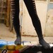 Black Cut Out Long Leggings