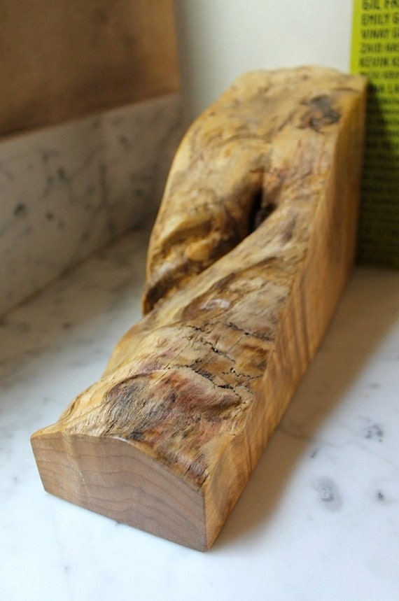 Organic Bookends - Locally Salvaged Eco Maple Bookends