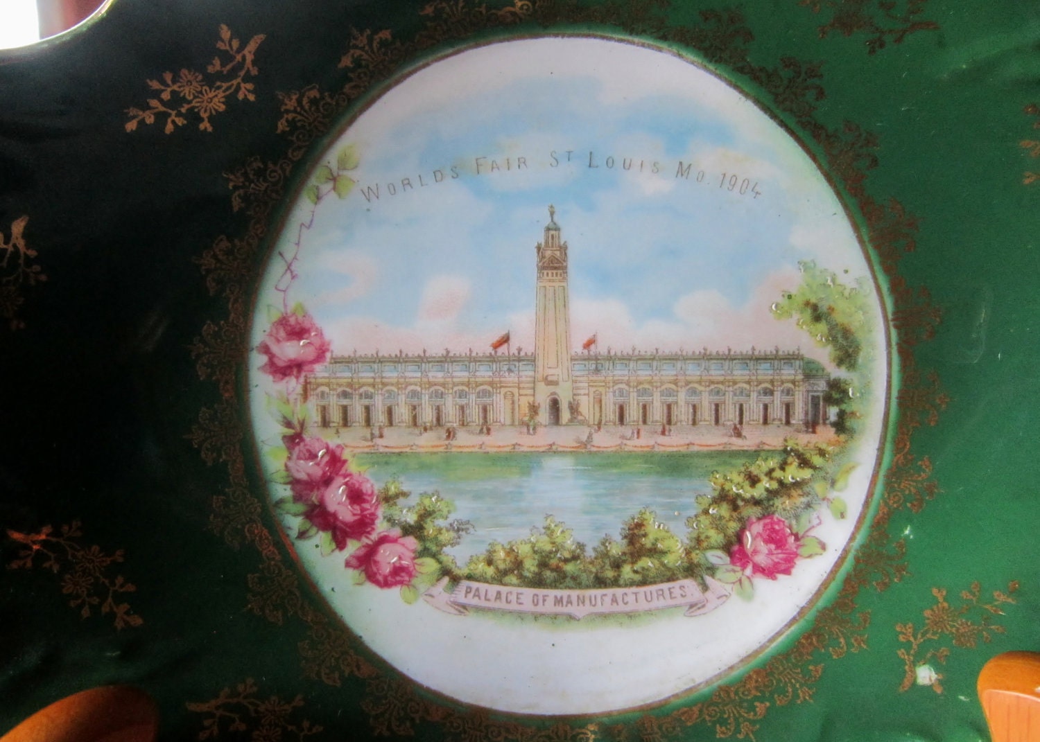 St. Louis World's Fair 1904 China Dish Numbered RaRe