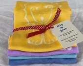 Animal parade set of 4 onesies, baby shower gift set, multi-color