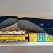 Realistic Humpback whale Mama & Baby, handmade plush whales created out of repurposed vintage denim