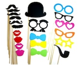 Photo Booth Props - 21 Piece