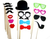 Photo Booth Props - 15 Piece Set