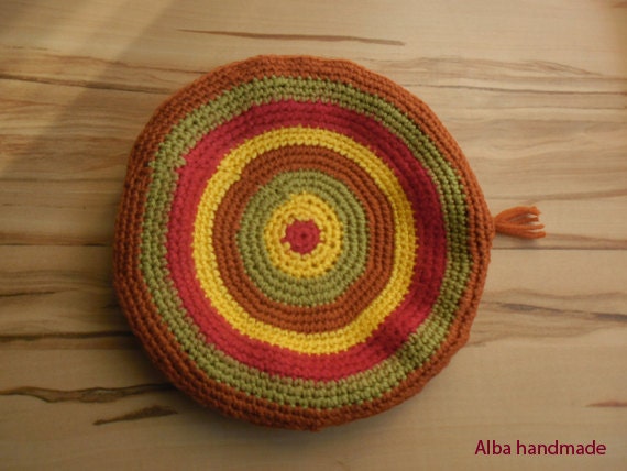Crochet Purse, handmade purse with zipper
