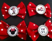 Minnie Mouse Bottle Cap Bow
