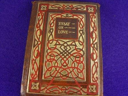 Rare Book Bonded Leather Miniature Sesame Booklets Essay On Love Emerson Publisher G.G. Harrop & Co. 1923