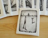 Artistic Greeting Card - No.4: from original pencil drawing artwork