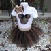 Cheetah Print Minnie mouse Tutu Set