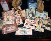 15 Halloween Witch Potion Bottle Labels - Peel-n-Stick Stickers (Set Three ) Scary