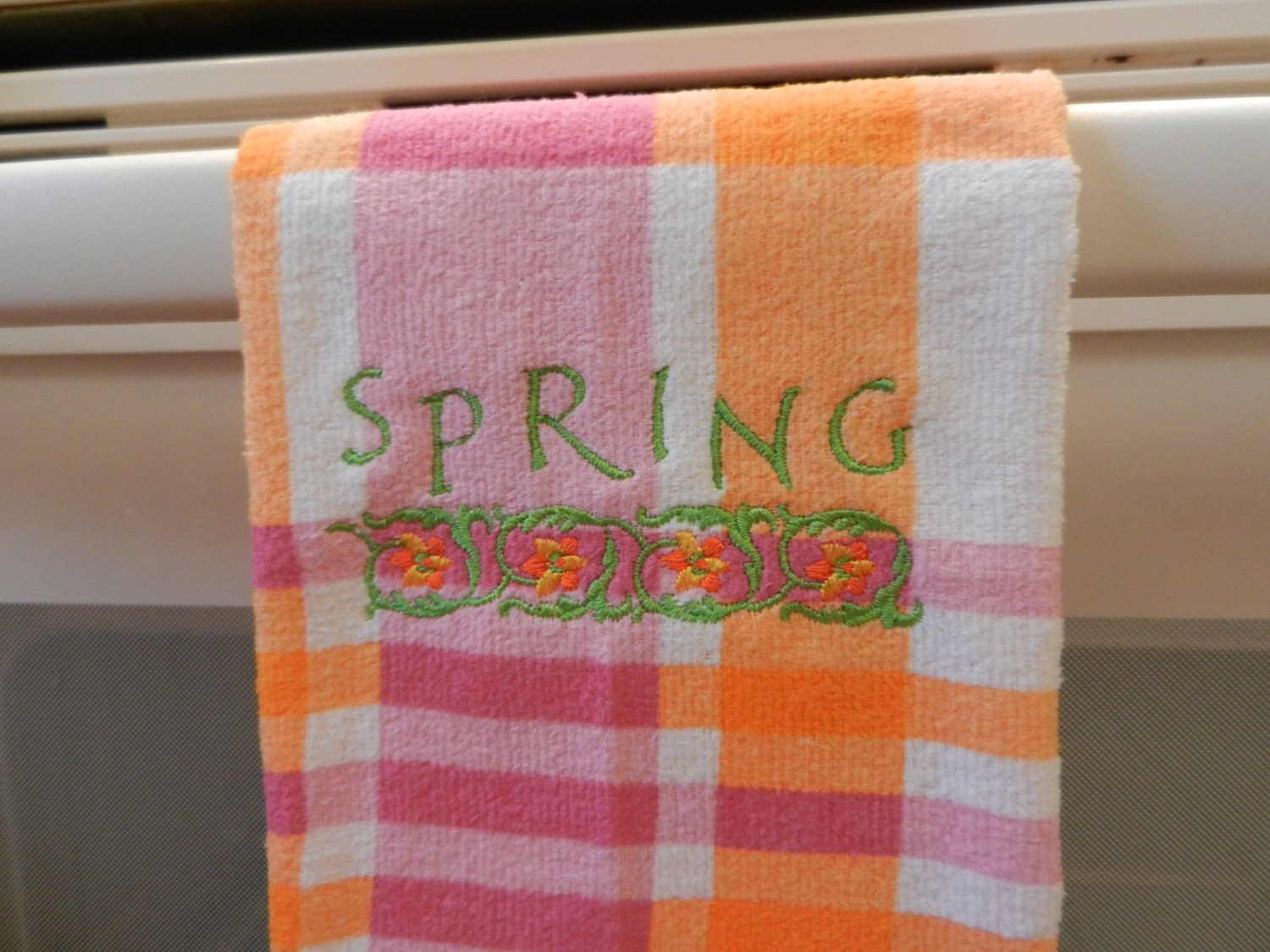 Tea Towel Spring Flowers