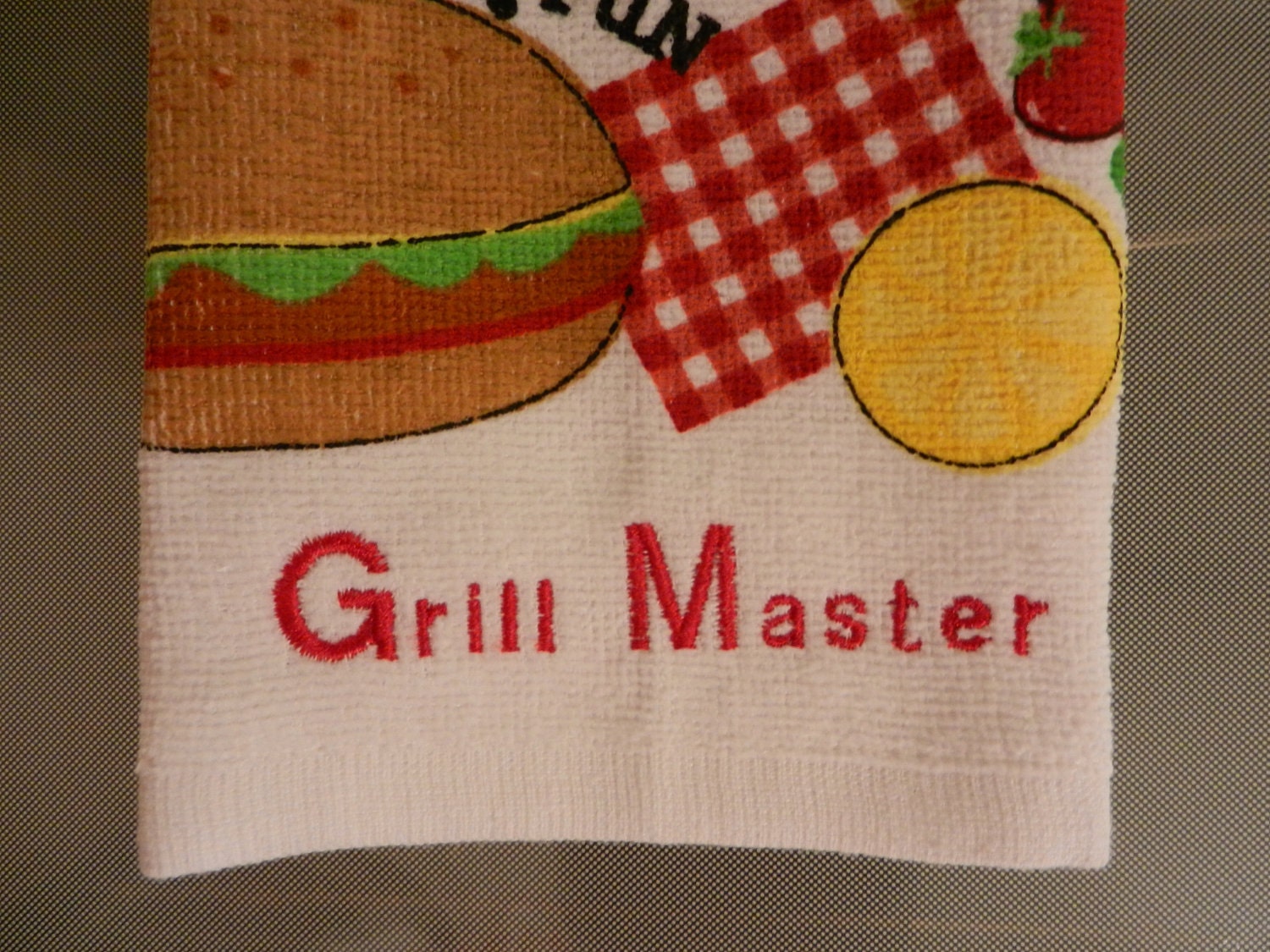 Kitchen Towel for Father's Day BBQ Ready To Ship