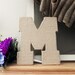 Burlap Letters - Rustic Wedding Moss Alternative (Other Sizes available) A - Z
