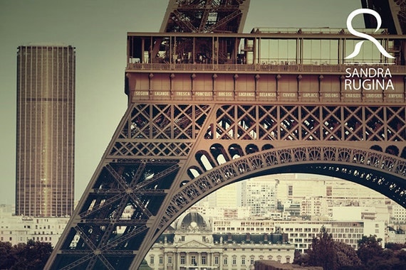 Eiffel tower photo print, Paris, France