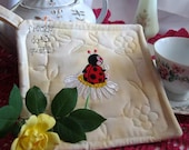 NEW "Waiting for You" Love Bugs Hot Pad Pot Holder