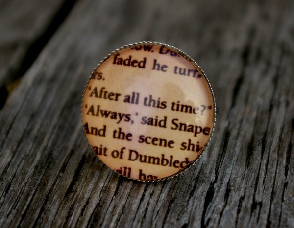 Harry Potter Snape quote - adjustable ring