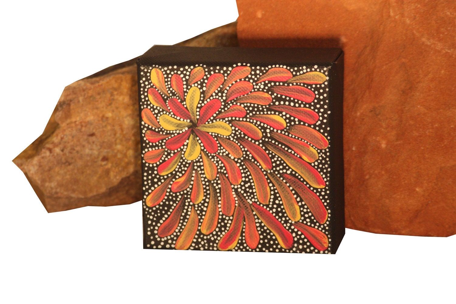 Painting Red and Yellow 4 X 4