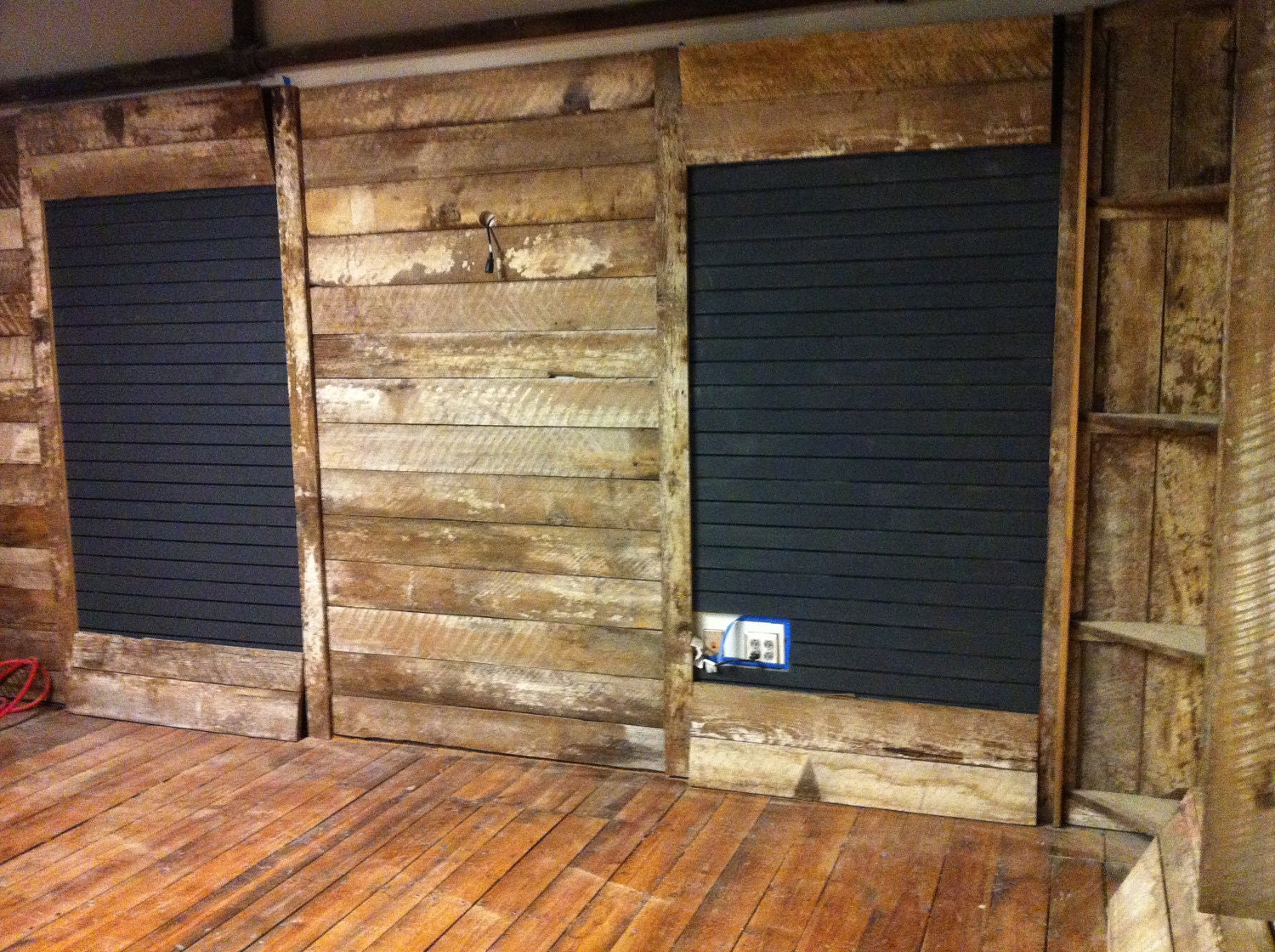 Wall Decor upgrade with Reclaimed Lumber Barnwood crate wood