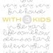 our house white - 8x10" - customizable