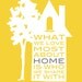 What We LOVE Most - 11x14" - Christmas gift