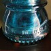 Vintage Hemingray 42 Telegraph Insulator Pen Holder Aqua Desk Accessory Paper Weight Conversation Piece
